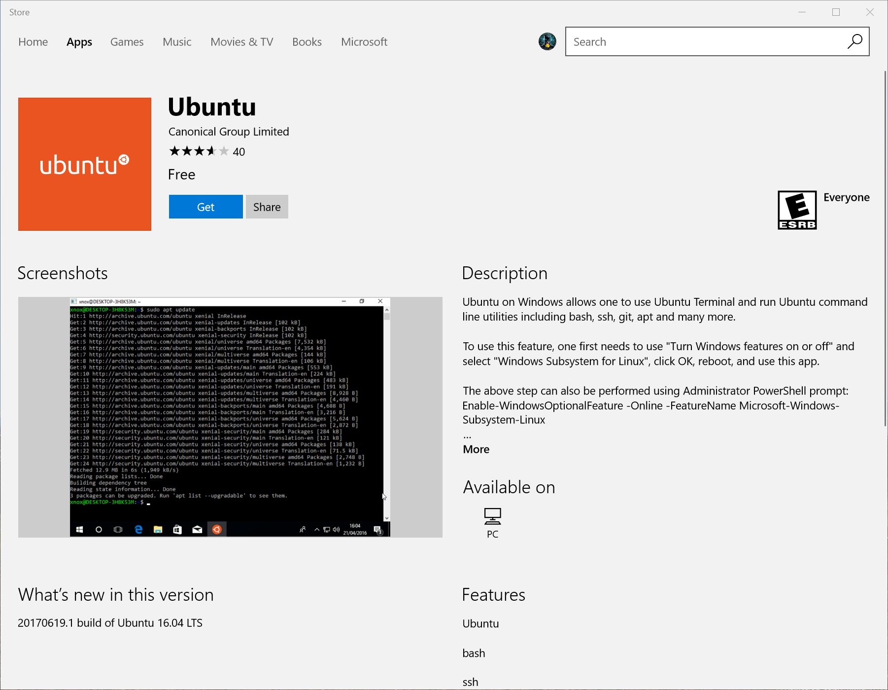 Last ned Ubuntu i denne versjonen.