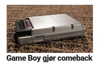 Game Boy gjør comeback.
