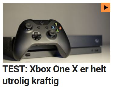 Vi tester Xbox One X.