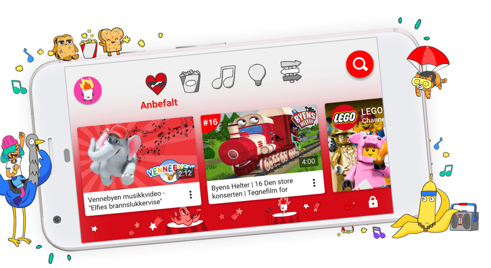 youtube kids norge