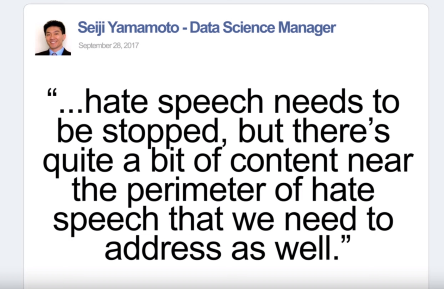 Facebook ønsker å stoppe hatefulle ytringer, men hva de definerer som hatefullt later til å være flytende.