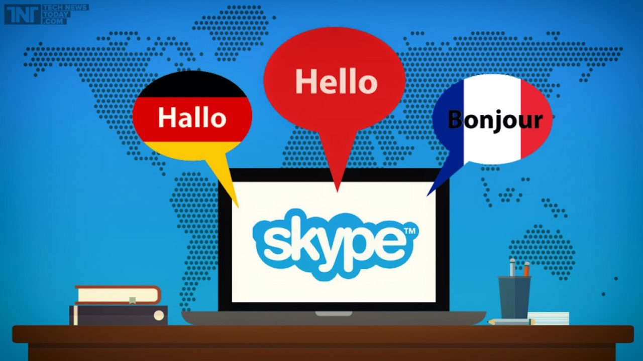 Skype translate