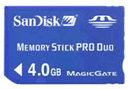 Sandisk Memory Stick Pro Duo 4GB