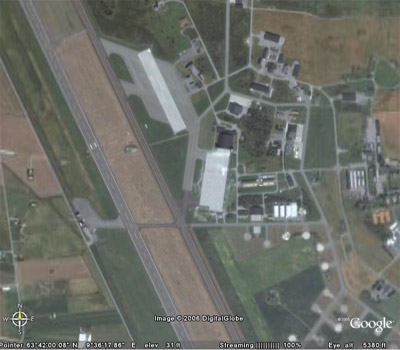 Google earth ørland flystasjon