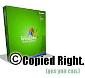 Windows XP copied right