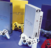 PS2-konsoller farger