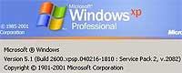 Windows XP SP2 beta