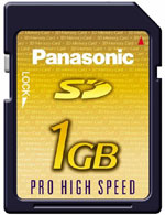 Panasonic 20 MBps SD