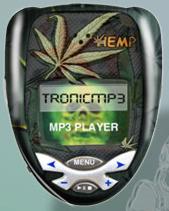MP3-spiller med marijuana