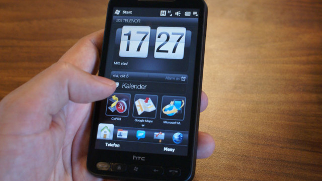 HTC HD2 var en av de mest populære Windows Mobile-modellene.