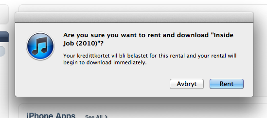 iTunes-norsk