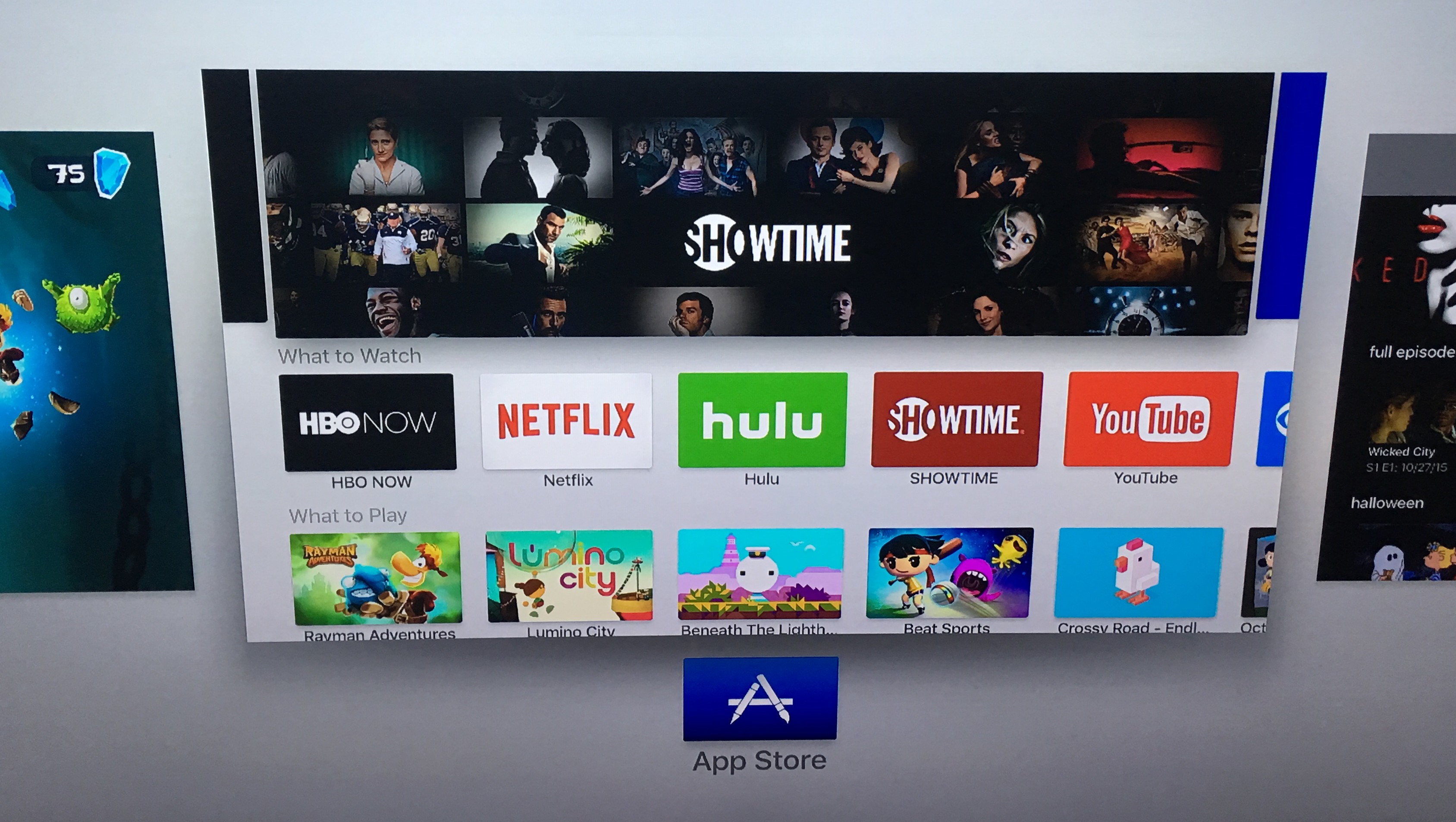 Apple TV 4 fungerer på samme måte som andre iOS-enheter. Multitasking-menyen er uten tvil fin å ha.