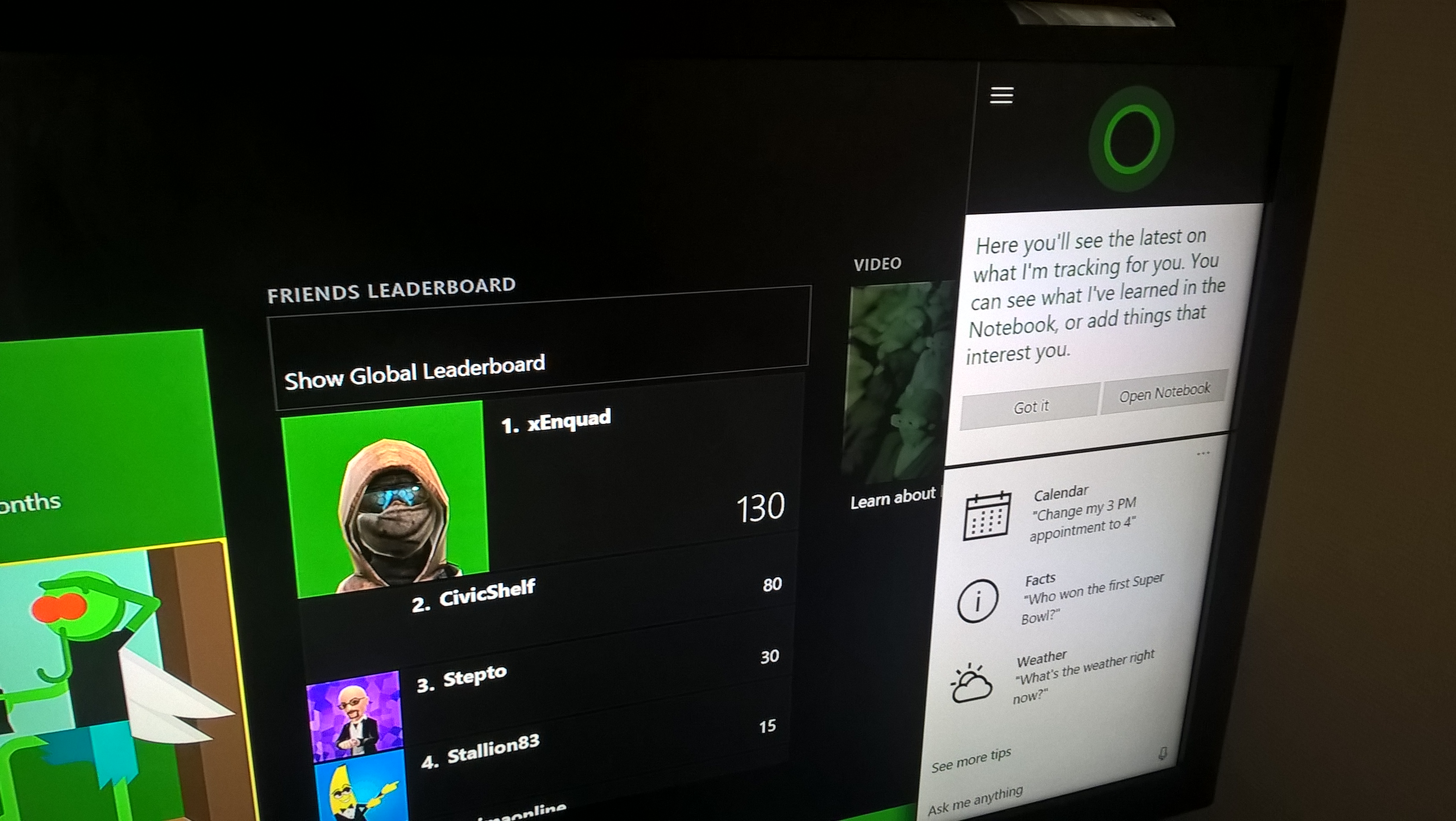 Allerede nå kan du bruke Cortana på Xbox One.