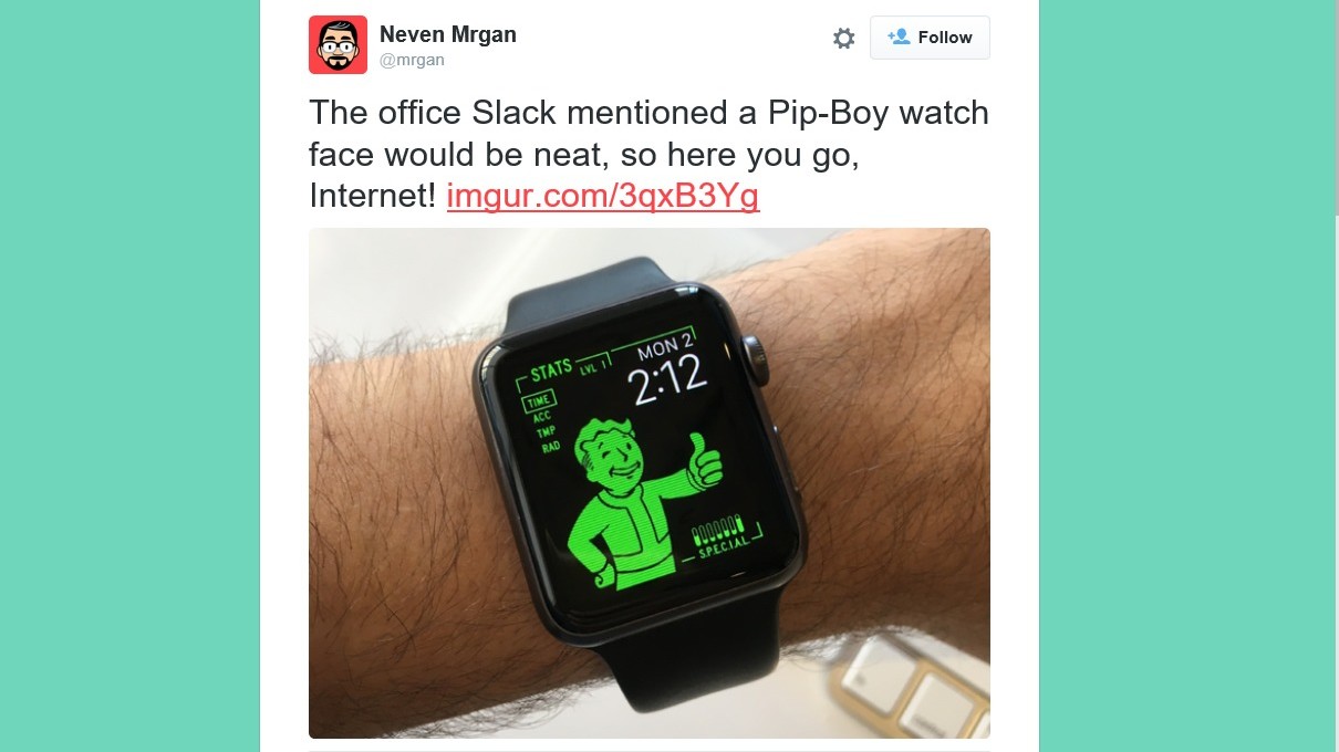 Er du Fallout-tilhenger, kan du vise det med en Pip-Boy på Apple Watch.