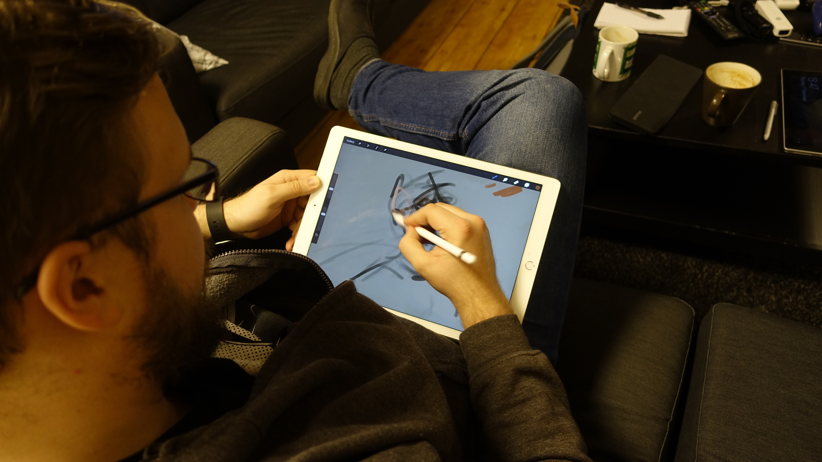 Jonny Ree var positivt overrasket over iPad Pro og Apple Pencil.