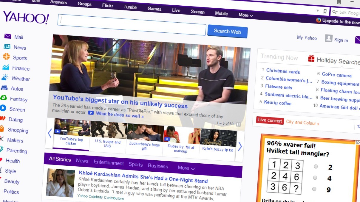 Yahoo søker etter kjøpere.