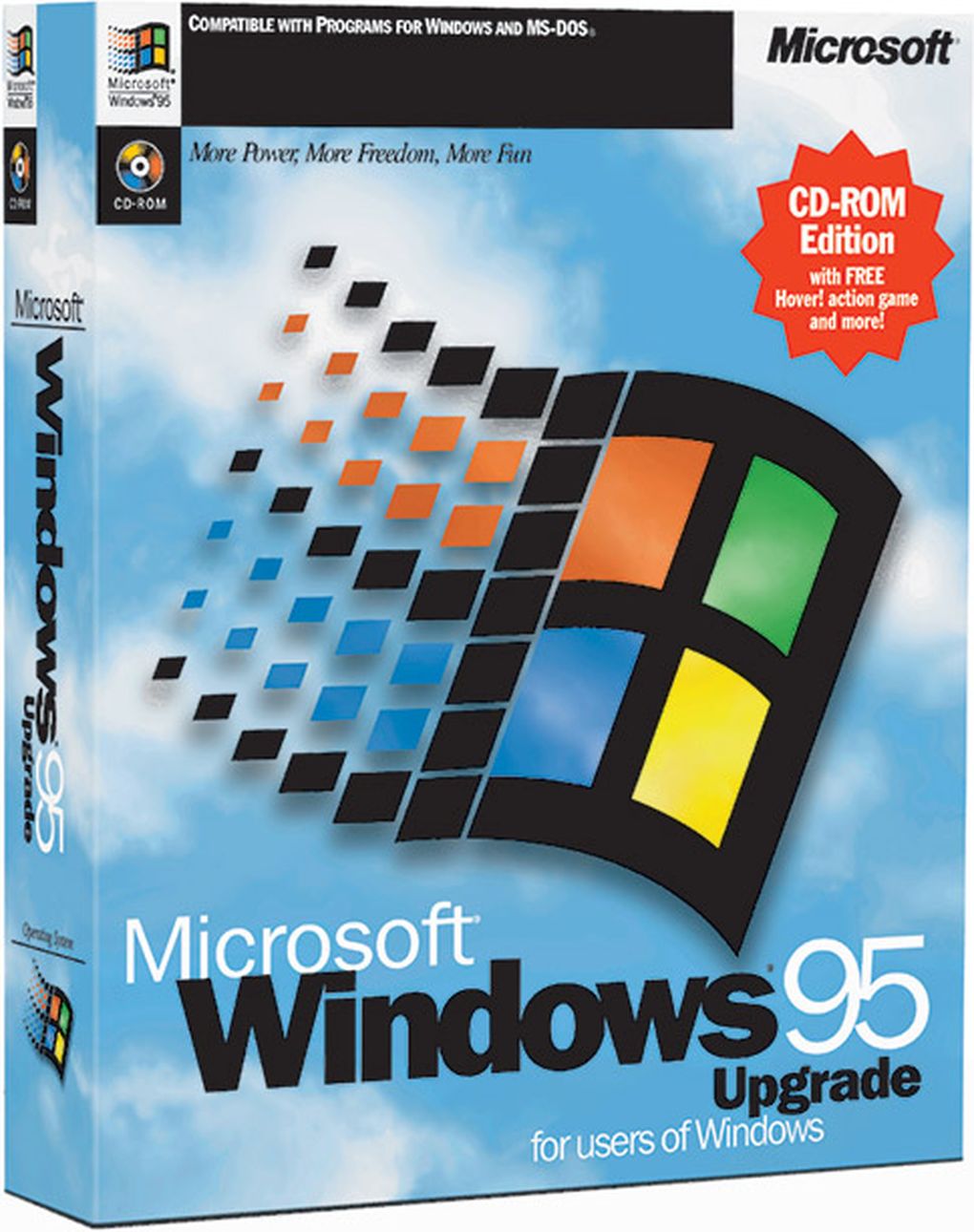 Windows 95 introduserte startmenyen og et mer moderne grensesnitt.