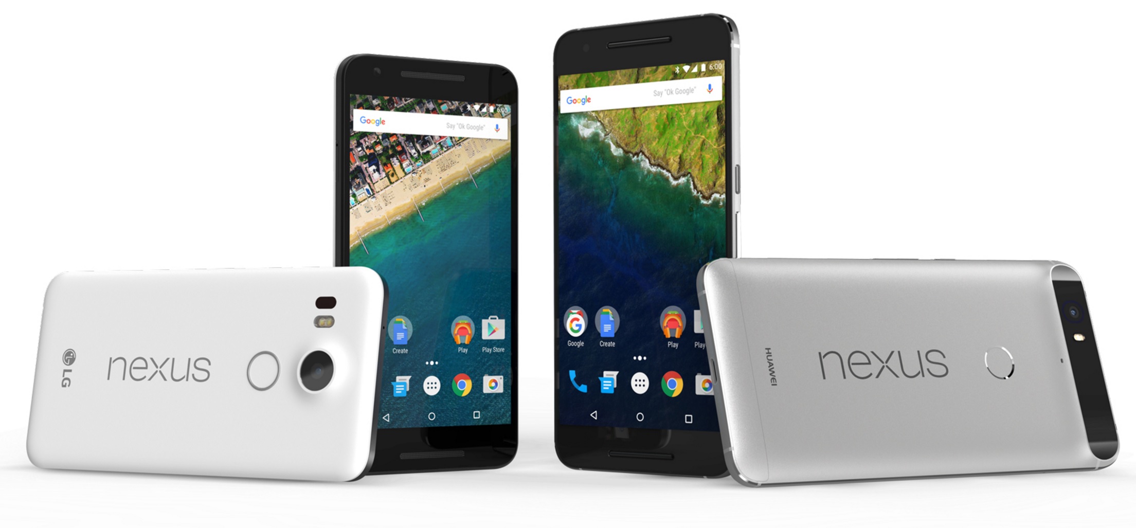LG og Huawei stod for fjorårets Nexus-mobiler.