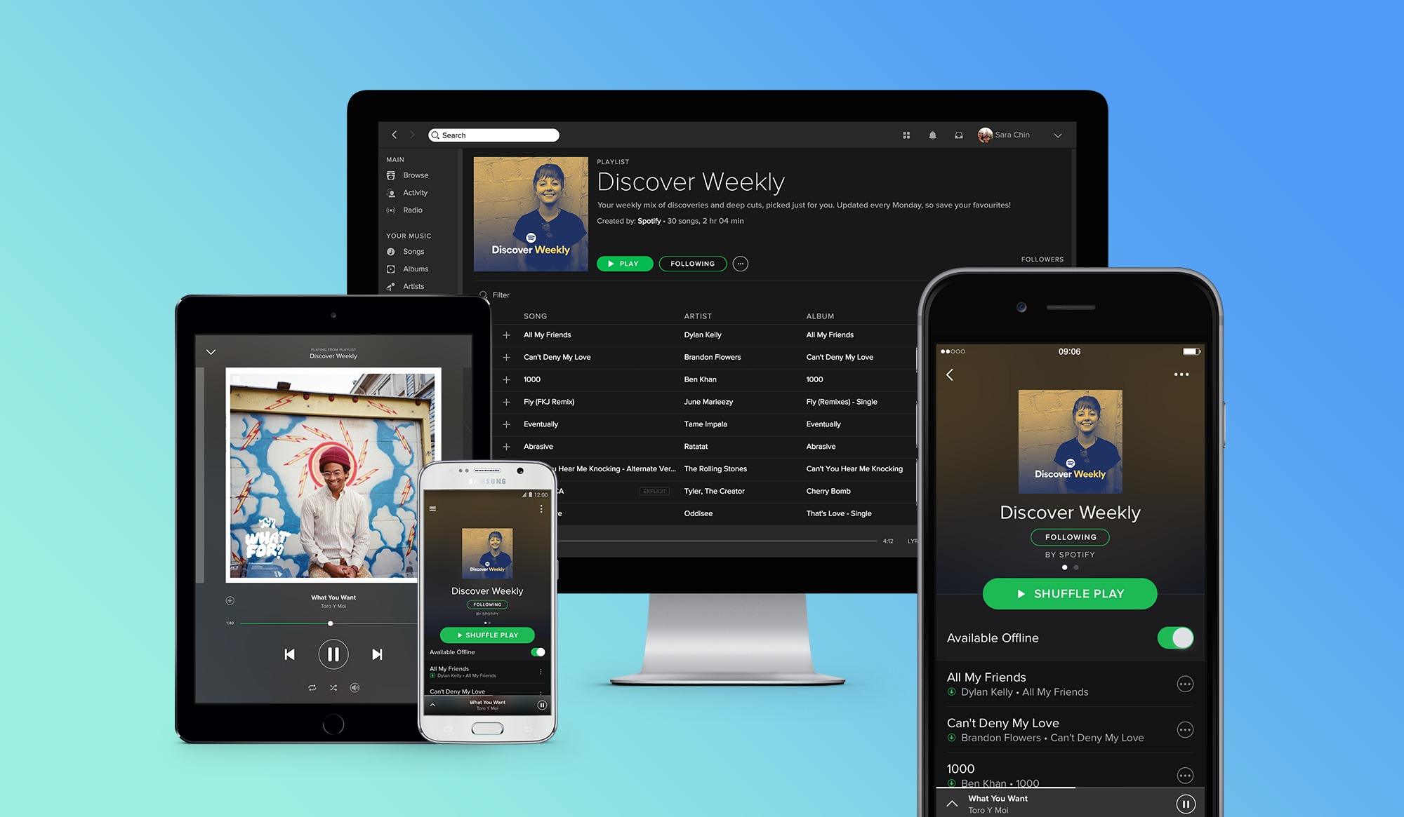 Spotify legger vekt på videoinnhold.