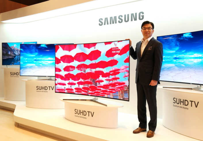 Samsungs TV-er skal vise annonser på menylinjen.