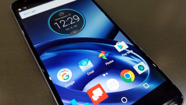 Motorolas Android-grensesnitt.