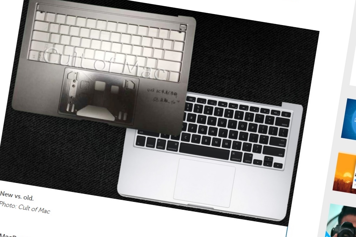 En anonym fabrikkarbeider har sendt Cult of Mac flere bilder av det som trolig er nye MacBook som skal avdukes på WWDC om to uker.