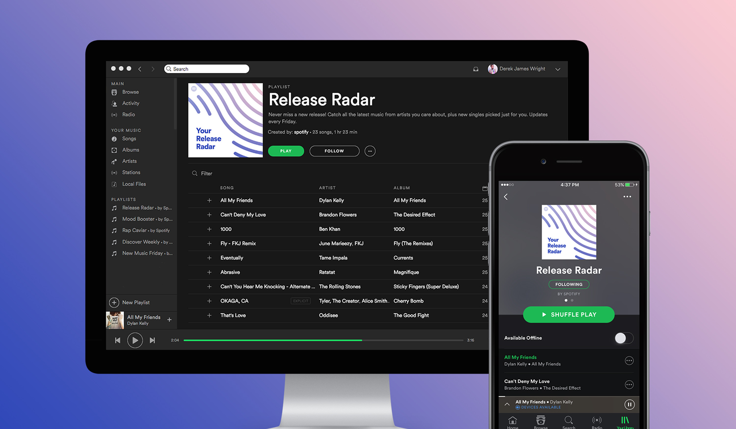 Spotifys nye smarte spillelister sørger for at du aldri går glipp av ny favoritt-musikk.