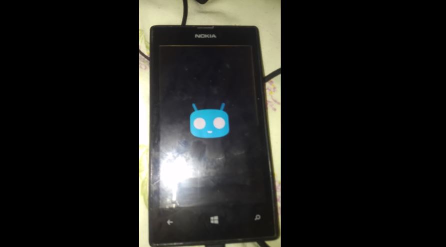 Her har utvikleren fått det til. Android kjører på en Lumia 525.