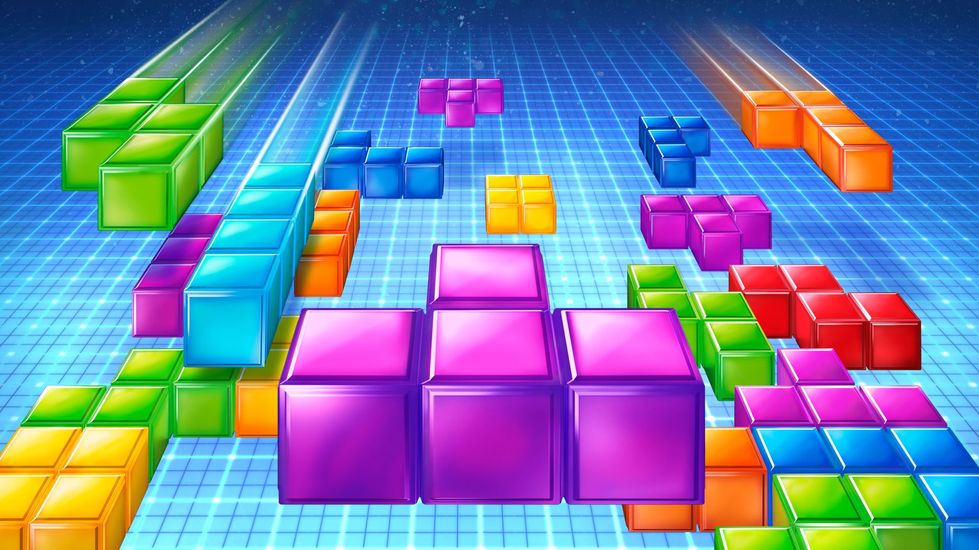 Tetris er blitt utgitt i mange forskjellige varianter. Dette er fra Tetris Ultima utgitt av Ubisoft.