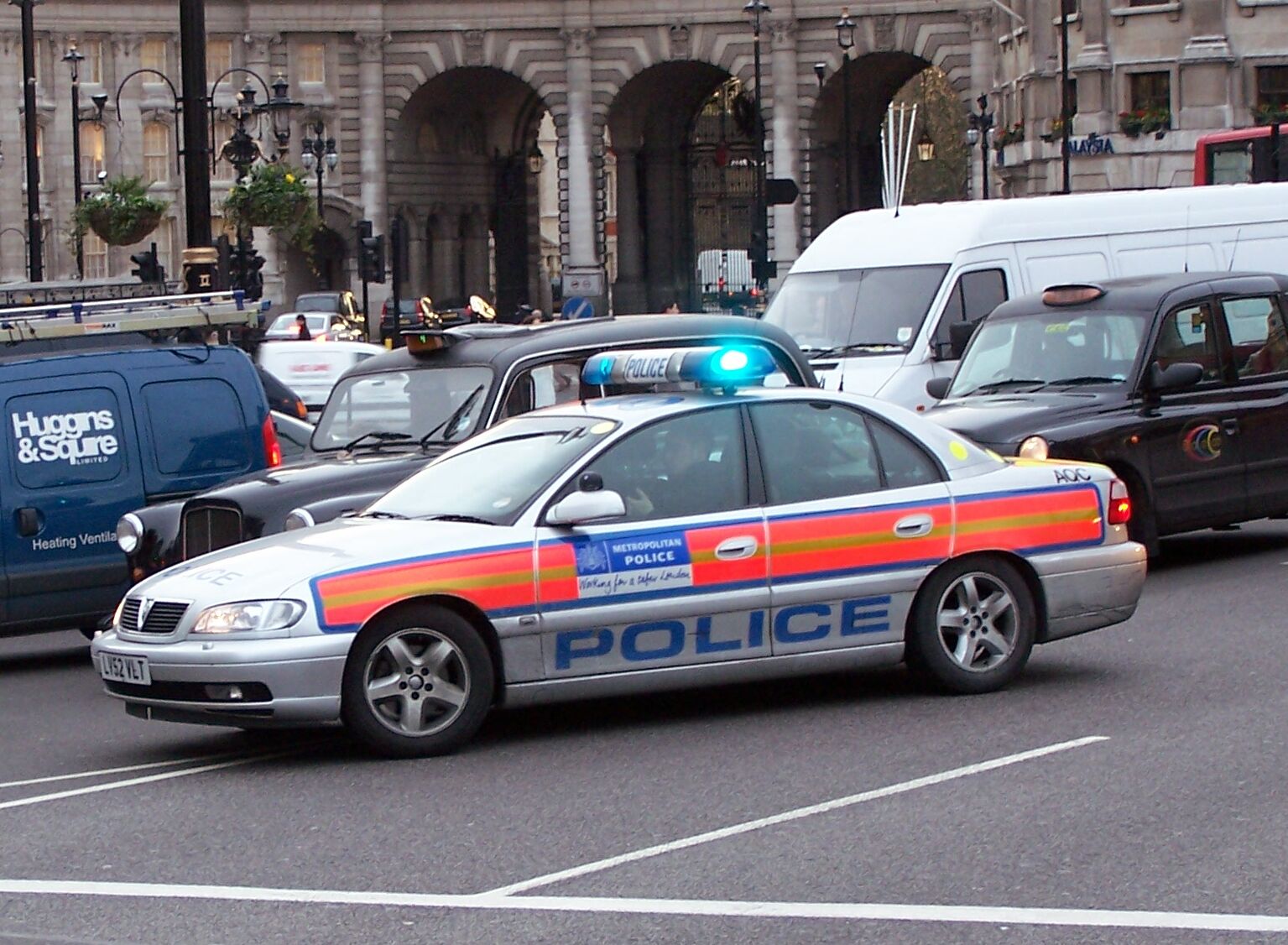 En utrykningsbil fra Metropolitan Police Service.