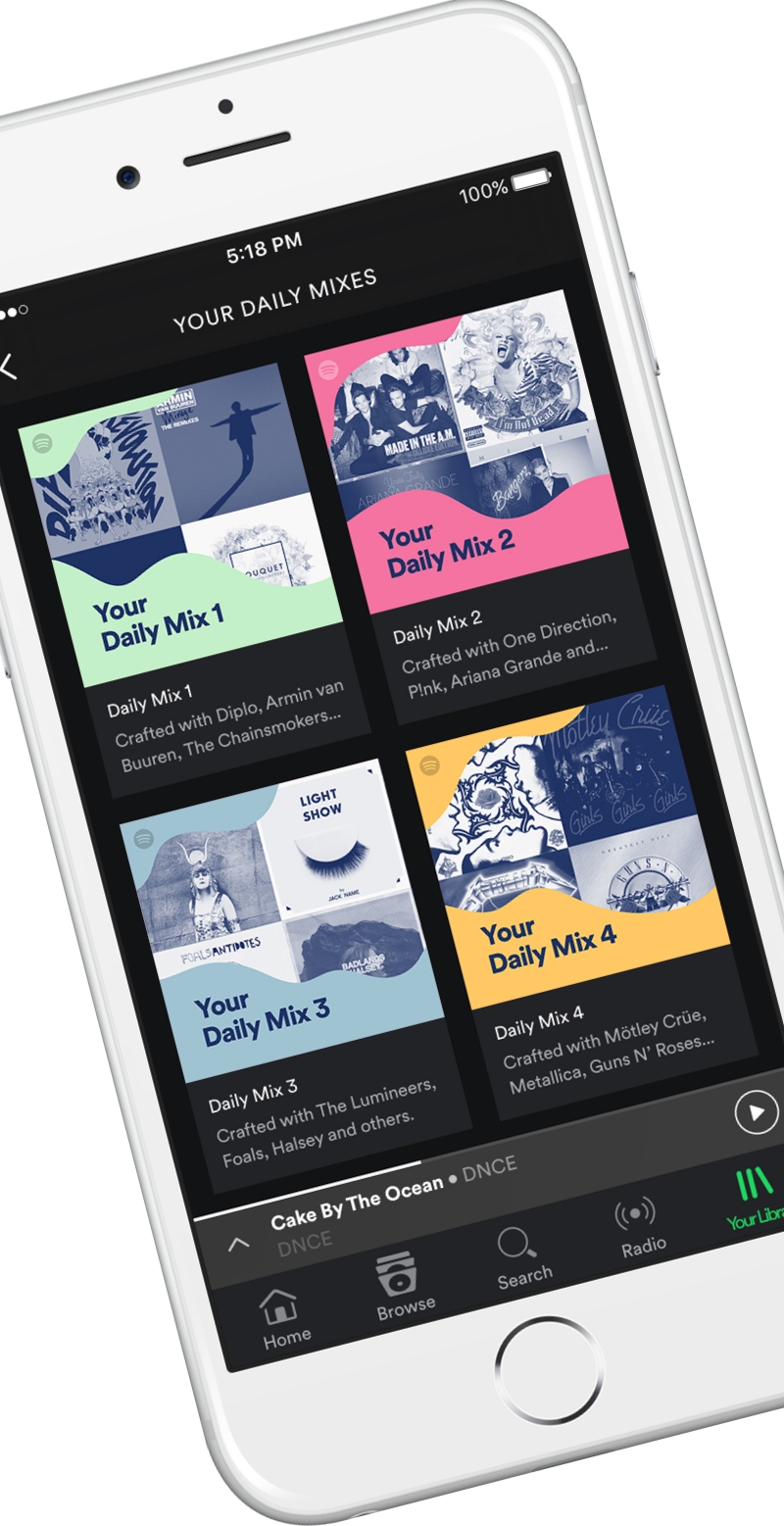 Spotifys Daily Mix serverer musikken du elsker, mens august-lanseringen Release Radar prøver å finne ny musikk til deg.