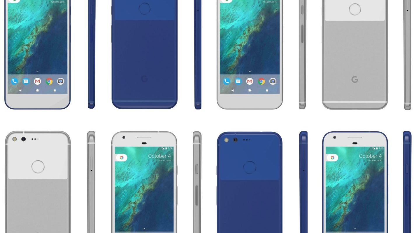 Google Pixel og Pixel XL kommer også i blå.