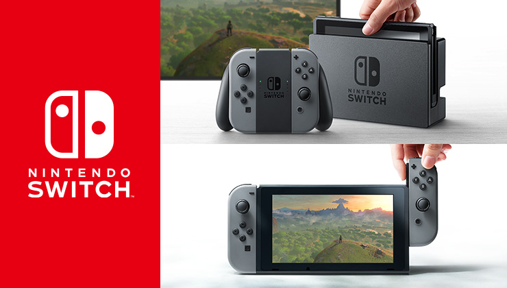 Her er den i all sin prakt: Nintendo Switch.