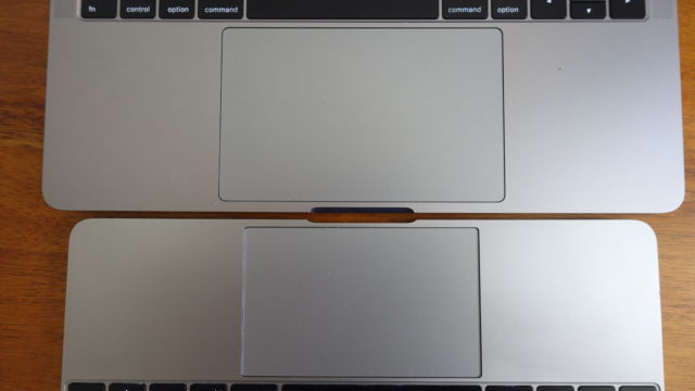 MacBook Pro 13" øverst, MacBook 12" under.