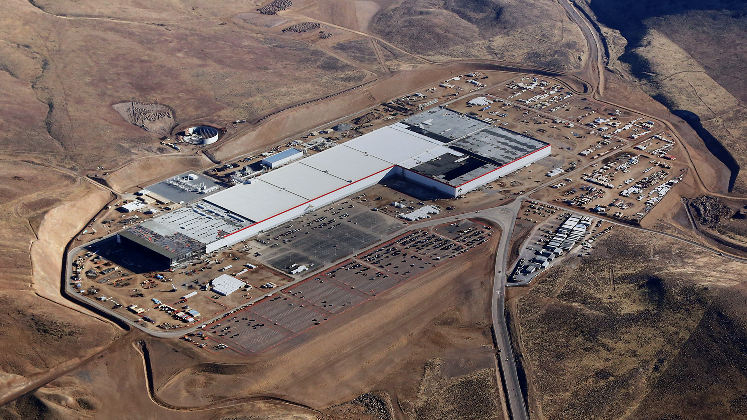 Dette er det ferskeste bildet av Gigafactory i Nevada.
