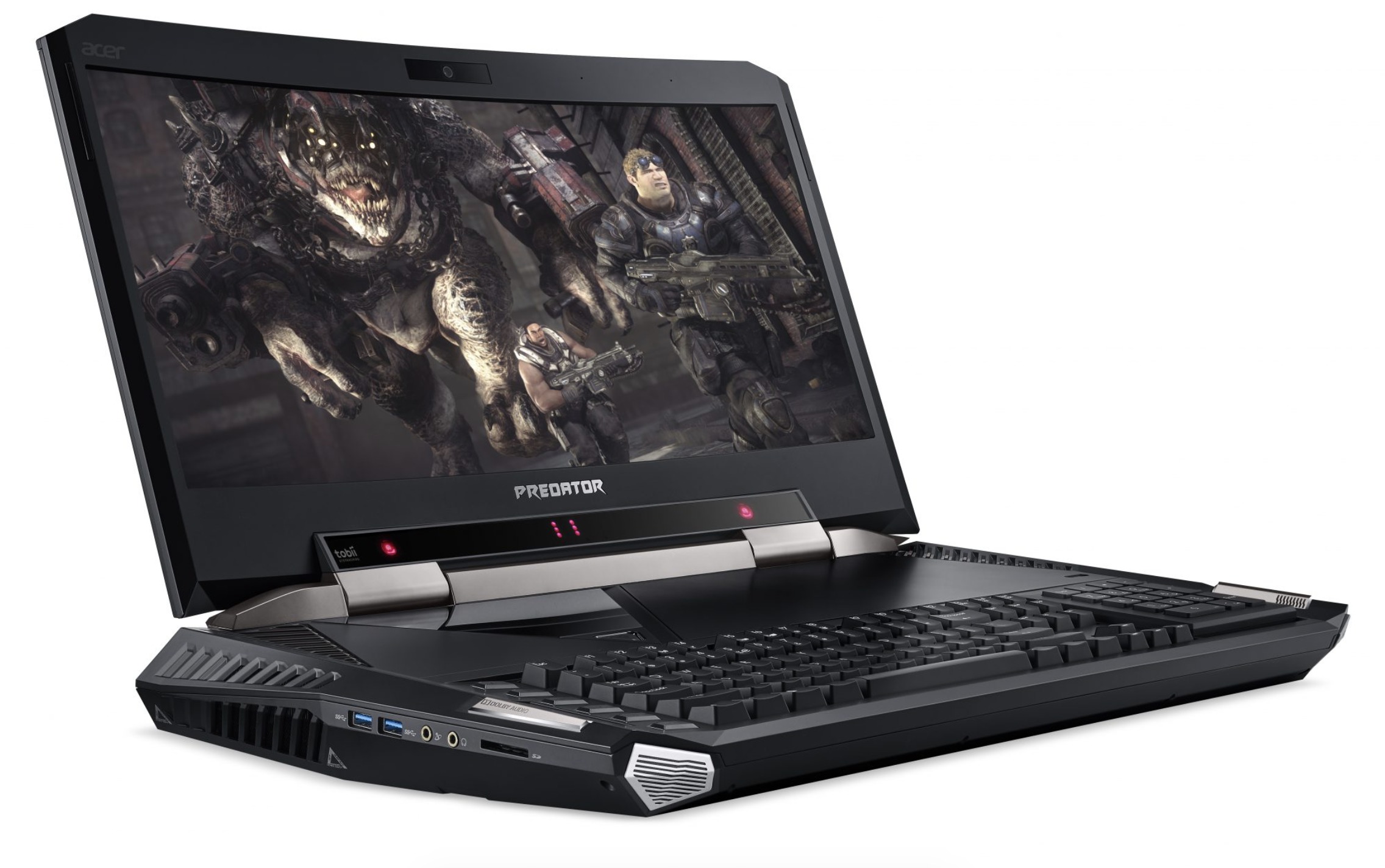 Acer Predator 21 X koster mange, mange titusenvis av kroner, har 2 x 1080-kort og en kurvet G-Sync-skjerm på 21 tommer.