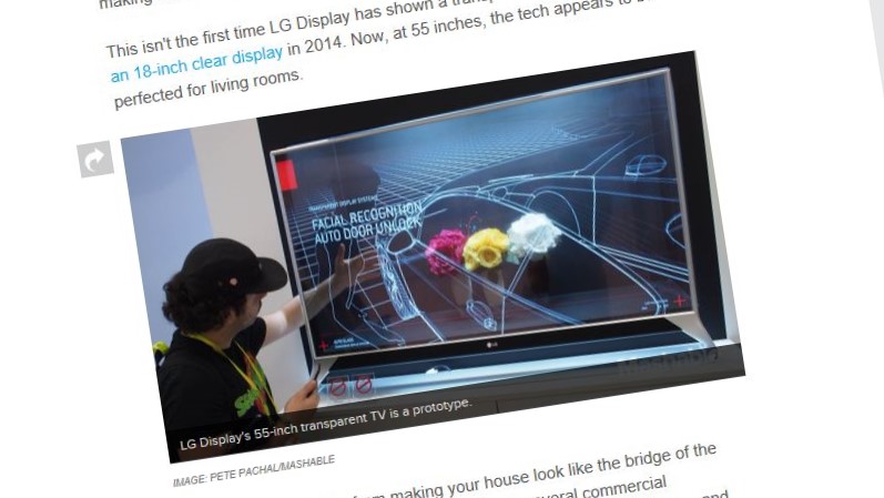 LG Display forsker på flere spennende skjermkonsepter.