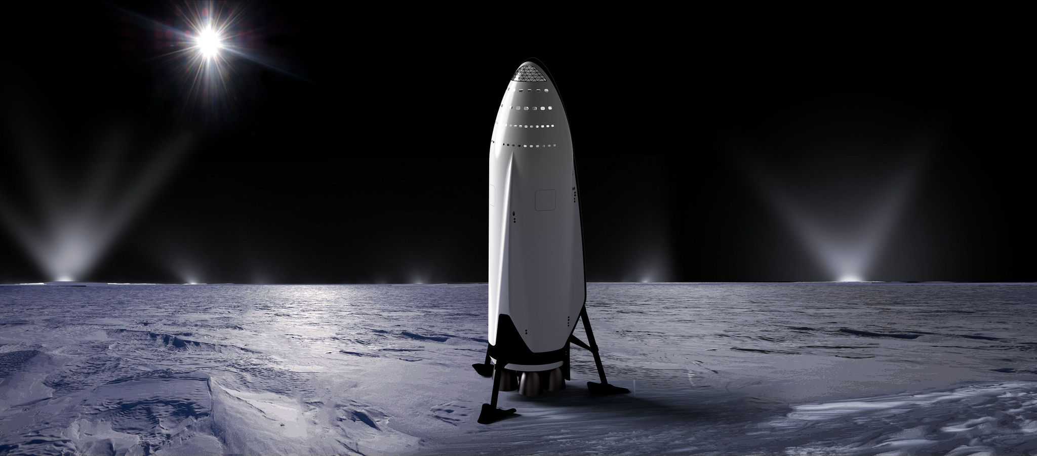 SpaceX skal fly to privatpersoner rundt månen i 2018. Illustrasjonsfoto.