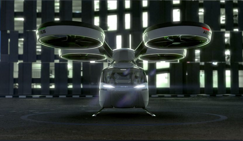 Airbus lettet på sløret til dronedrosjen sin, som skal være å se i byer om syv til ti år.