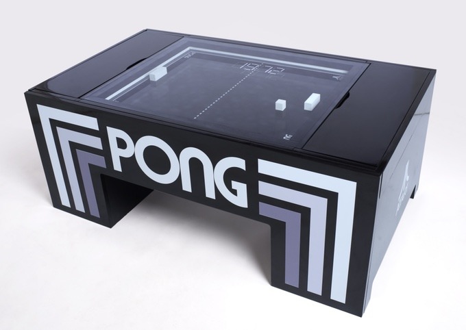 Kickstarter-brukerne lar seg friste av dette Pong-bordet.