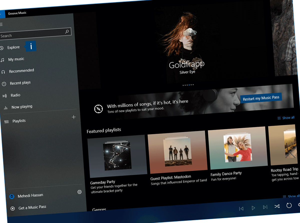 Groove Music er oppdatert med Project Neon-design i den siste testversjonen av Windows.