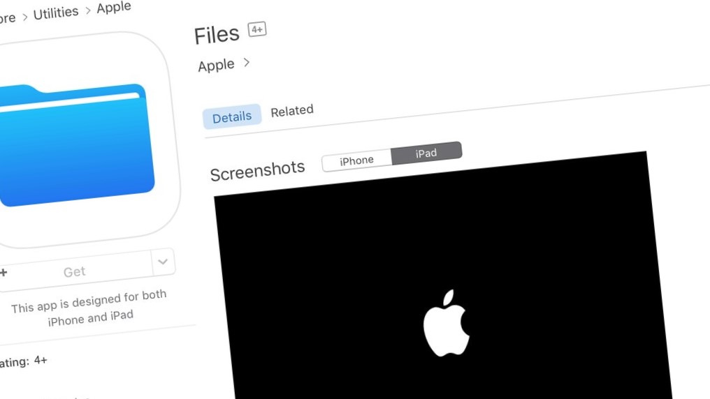 Denne Files-appen dukket opp i App Store.