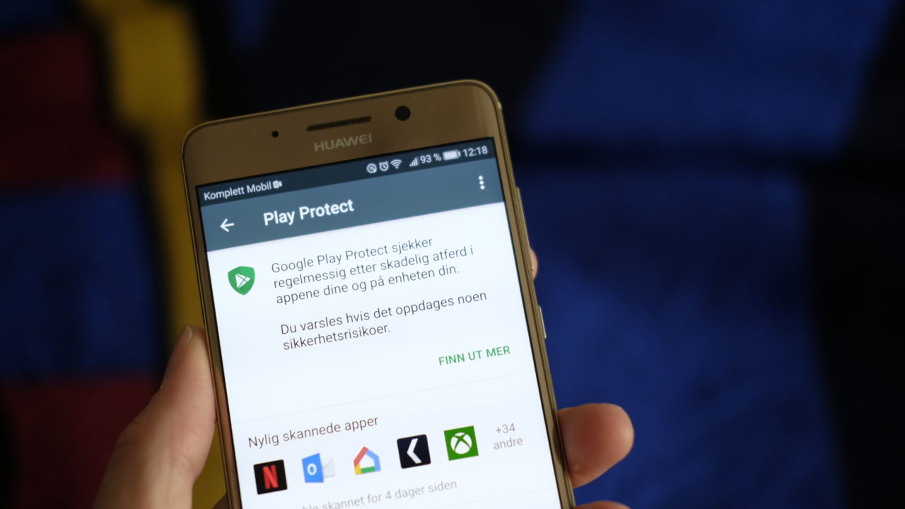 Play Protect ruller ut til Android-enheter.