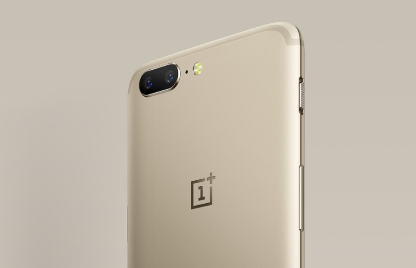 One Plus 5 Soft Gold.