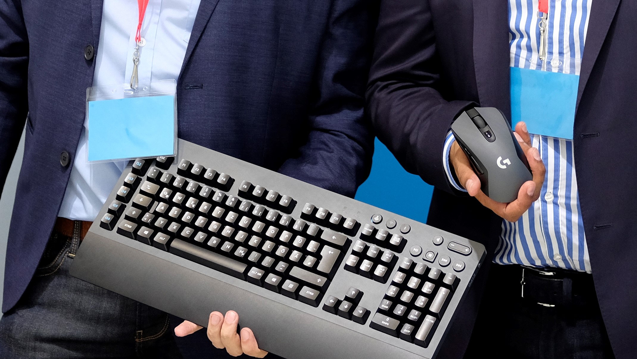 Logitechs nye spilltastatur og -mus.