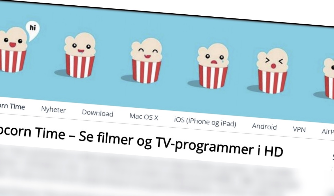 Den norske filmstrømmetjenesten popcorn-time.no kan aldri brukes igjen.