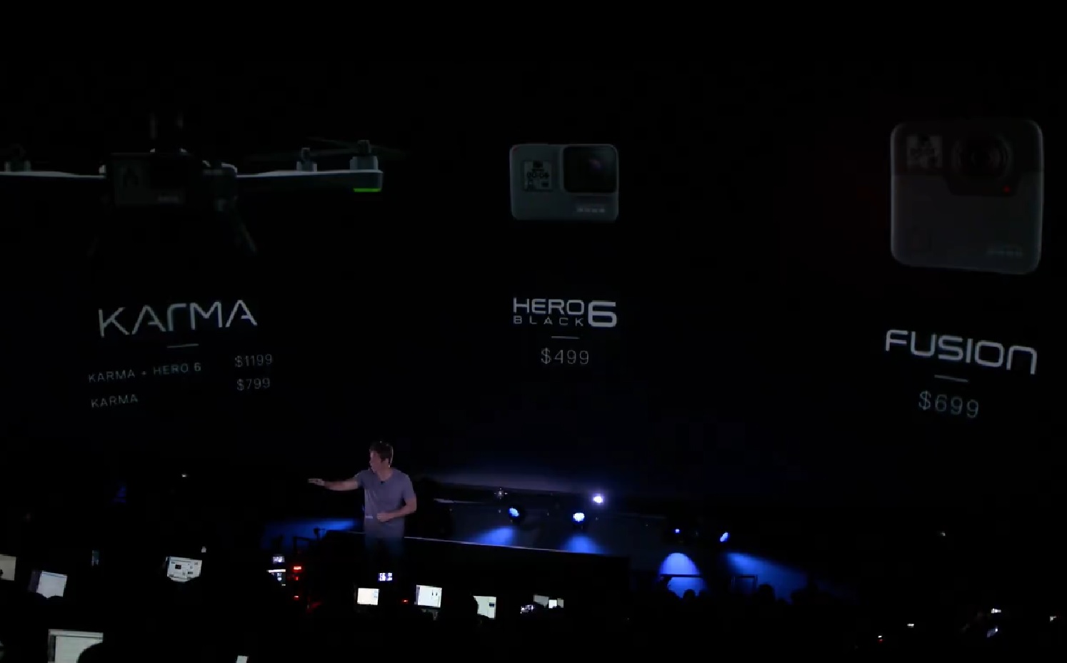 To nye produkter og en oppdatert pakke med GoPro 6 Black og Karma-dronen. Vi har ikke norske priser enda.