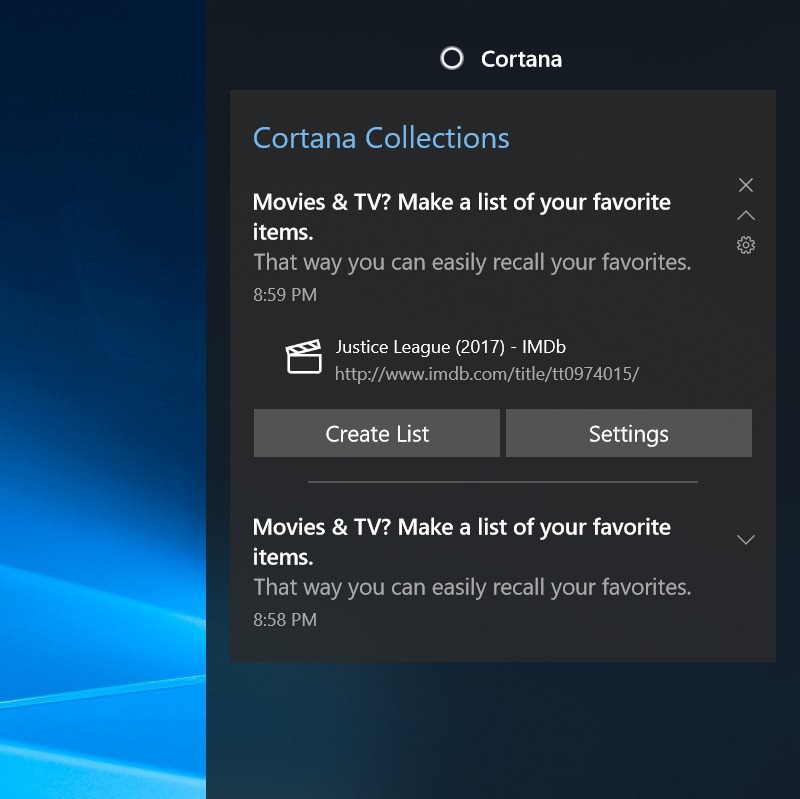 Microsoft glemte å inkludere en fil i den nye Redstone 4-testversjonen - derfor må de rullle ut på nytt. Bildet er fra nettopp den nye versjonen som har fokus på Cortana.