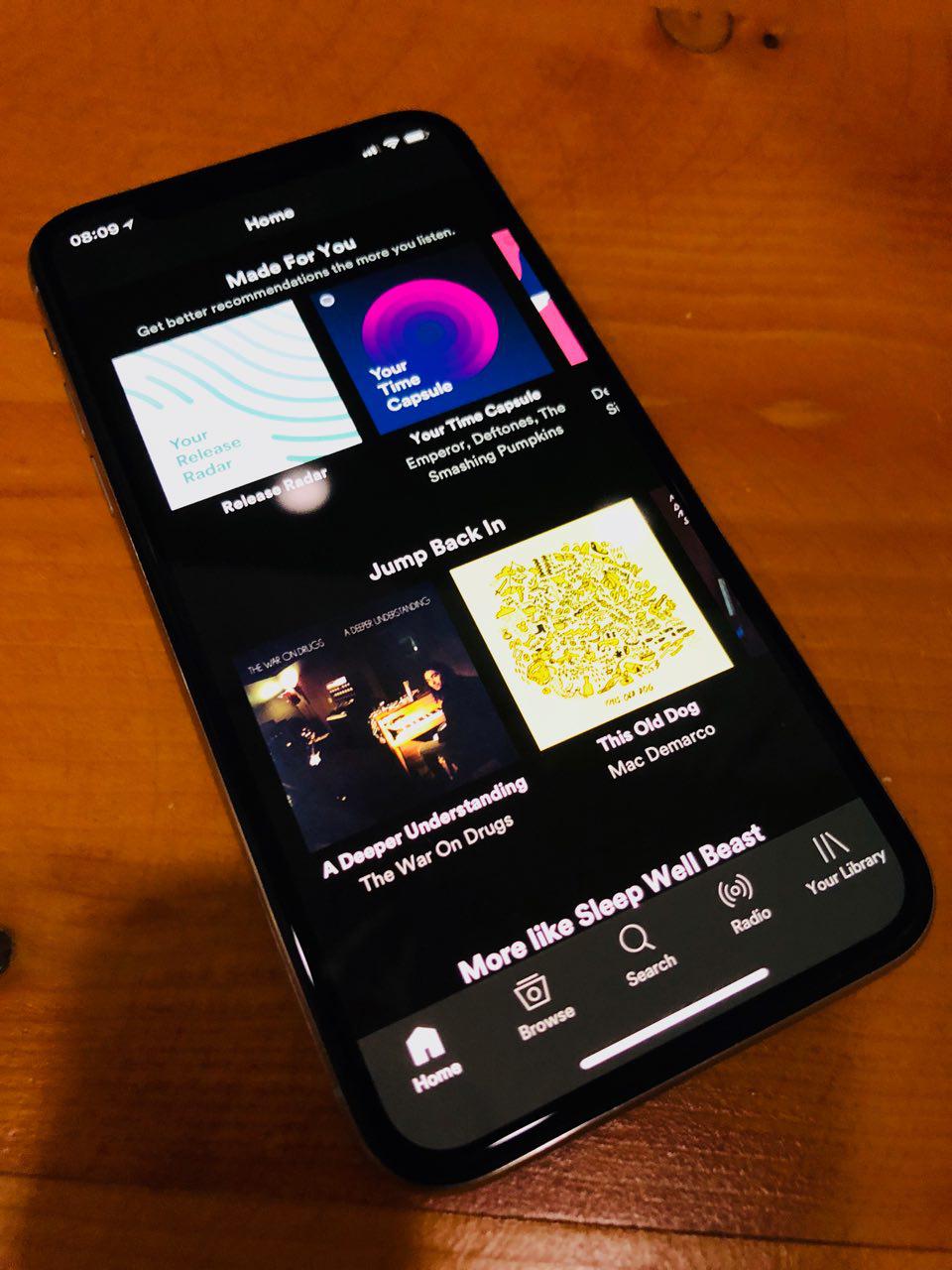 Spotify er oppgradert med iPhone X-støtte.