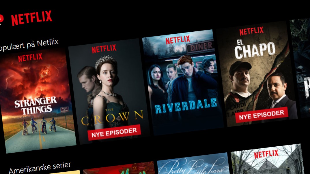 Netflix-appen i Windows 10 har støtte for både 4K og HDR.